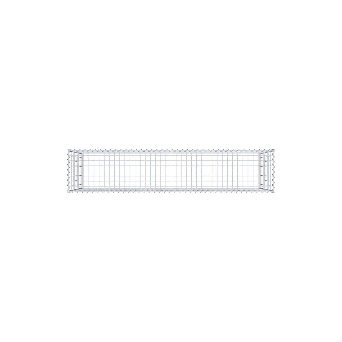 Anbaugabione Typ 3 200 cm x 100 cm x 40 cm (L x H x T), Maschenweite 5 cm x 10 cm, Spirale