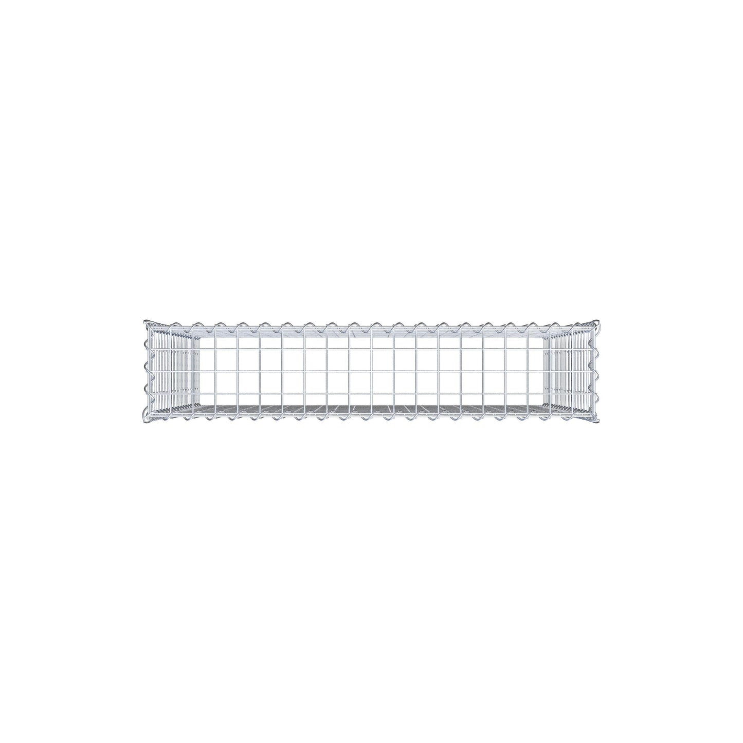 Opvokset gabion type 3 100 cm x 90 cm x 20 cm (L x H x D), maskestørrelse 5 cm x 5 cm, spiral