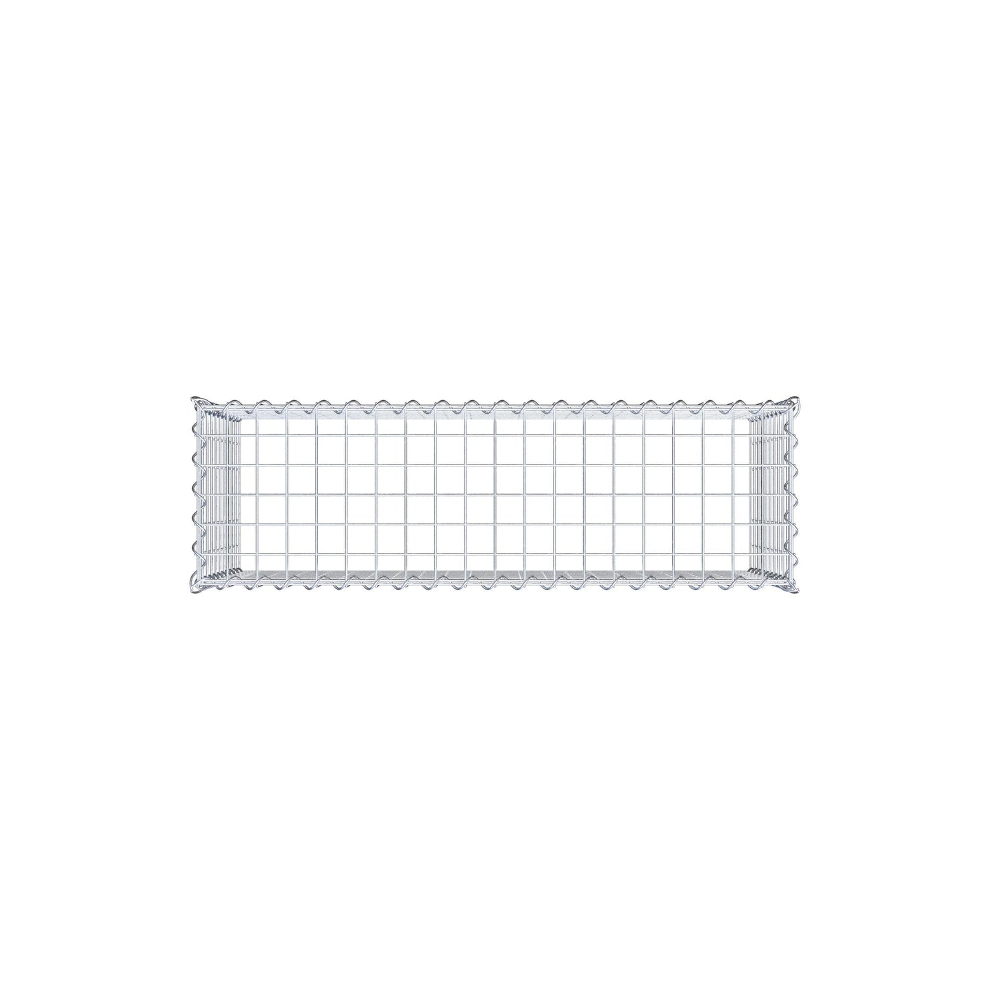 Anbaugabione Typ 3 100 cm x 50 cm x 30 cm (L x H x T), Maschenweite 5 cm x 5 cm, Spirale