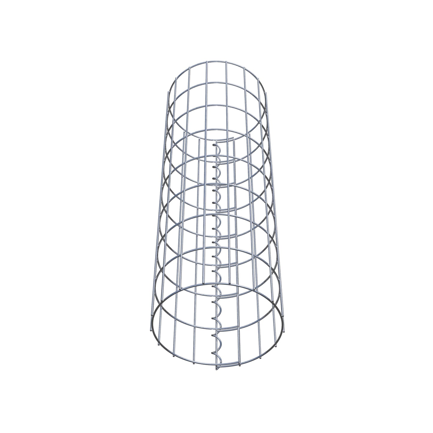 Gabionensäule rund 27 cm Durchmesser, 80 cm Höhe, Maschenweite 5 cm x 10 cm