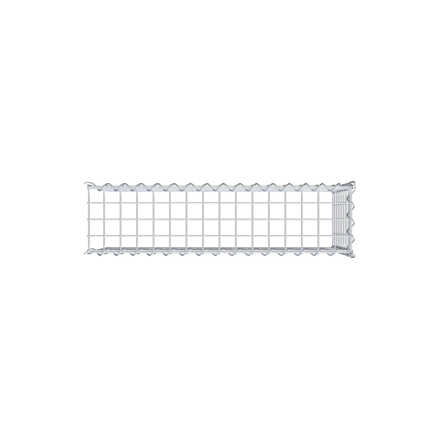 Anbaugabione Typ 4 80 cm x 40 cm x 20 cm (L x H x T), Maschenweite 5 cm x 5 cm, Spirale