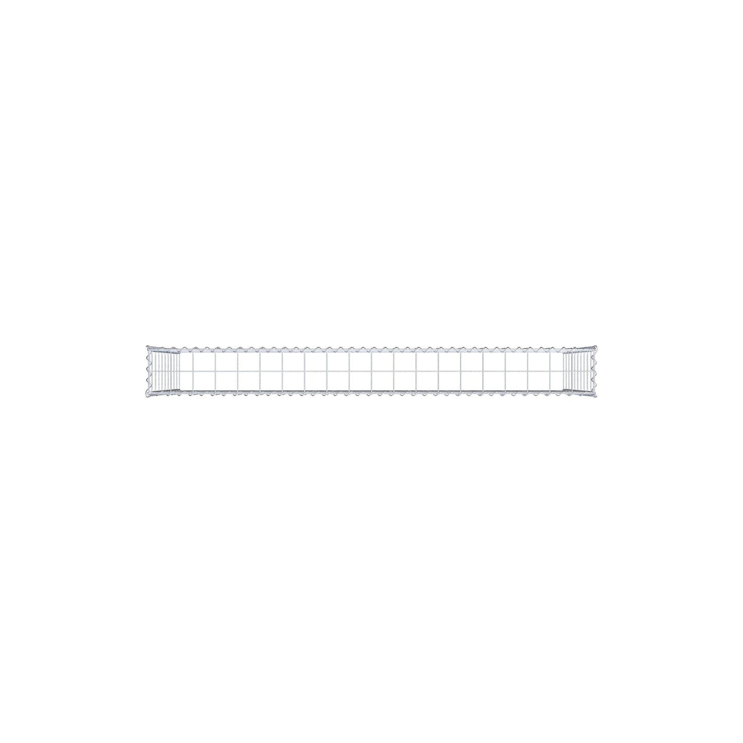 Gabbione aggiuntivo tipo 3 200 cm x 100 cm x 20 cm (L x H x P), maglia 10 cm x 10 cm, spirale