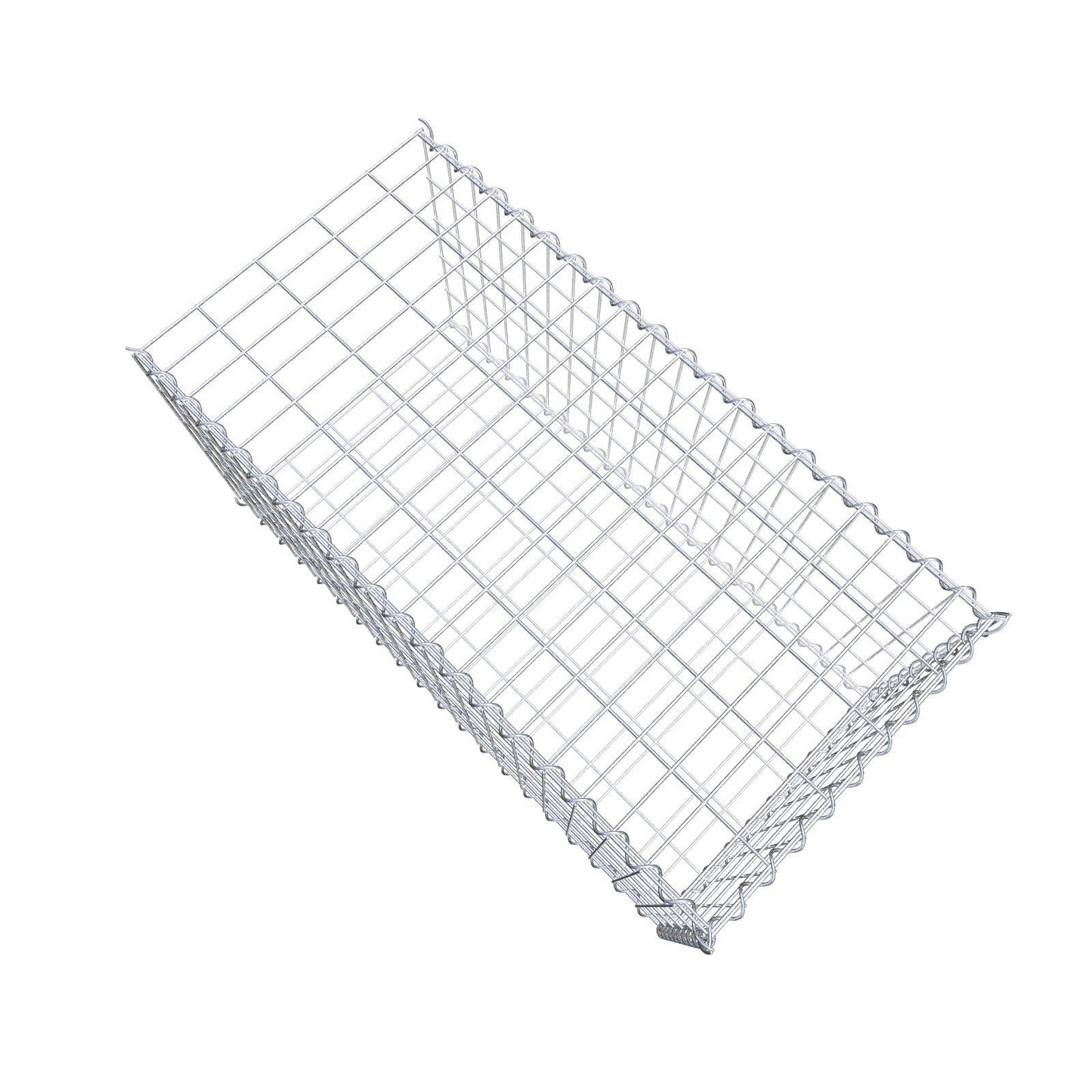 Anbaugabione Typ 2 100 cm x 50 cm x 50 cm (L x H x T), Maschenweite 5 cm x 10 cm, Spirale