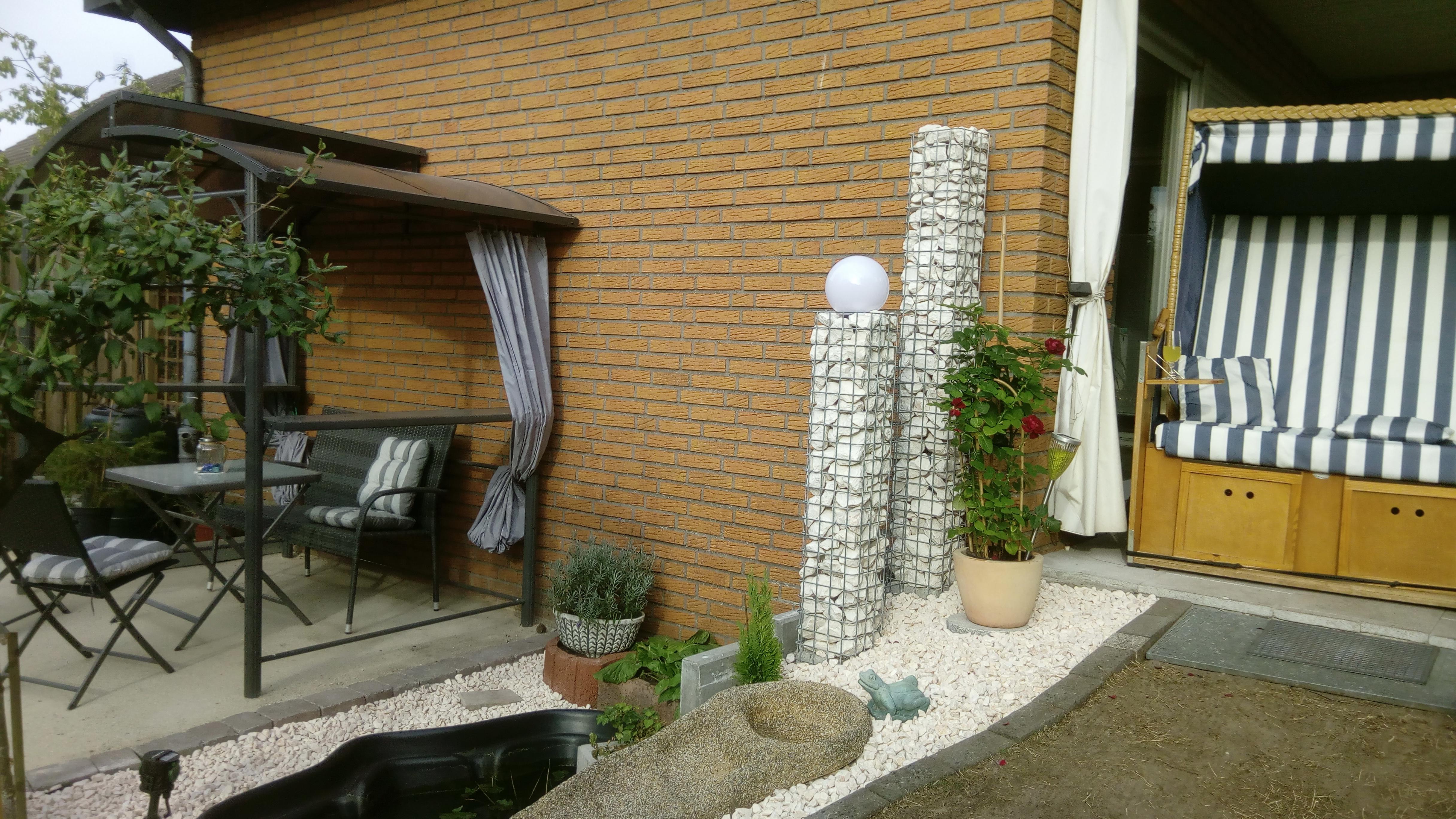 Colonne de gabion 22 x 22 cm MW 5 x 5 cm carré