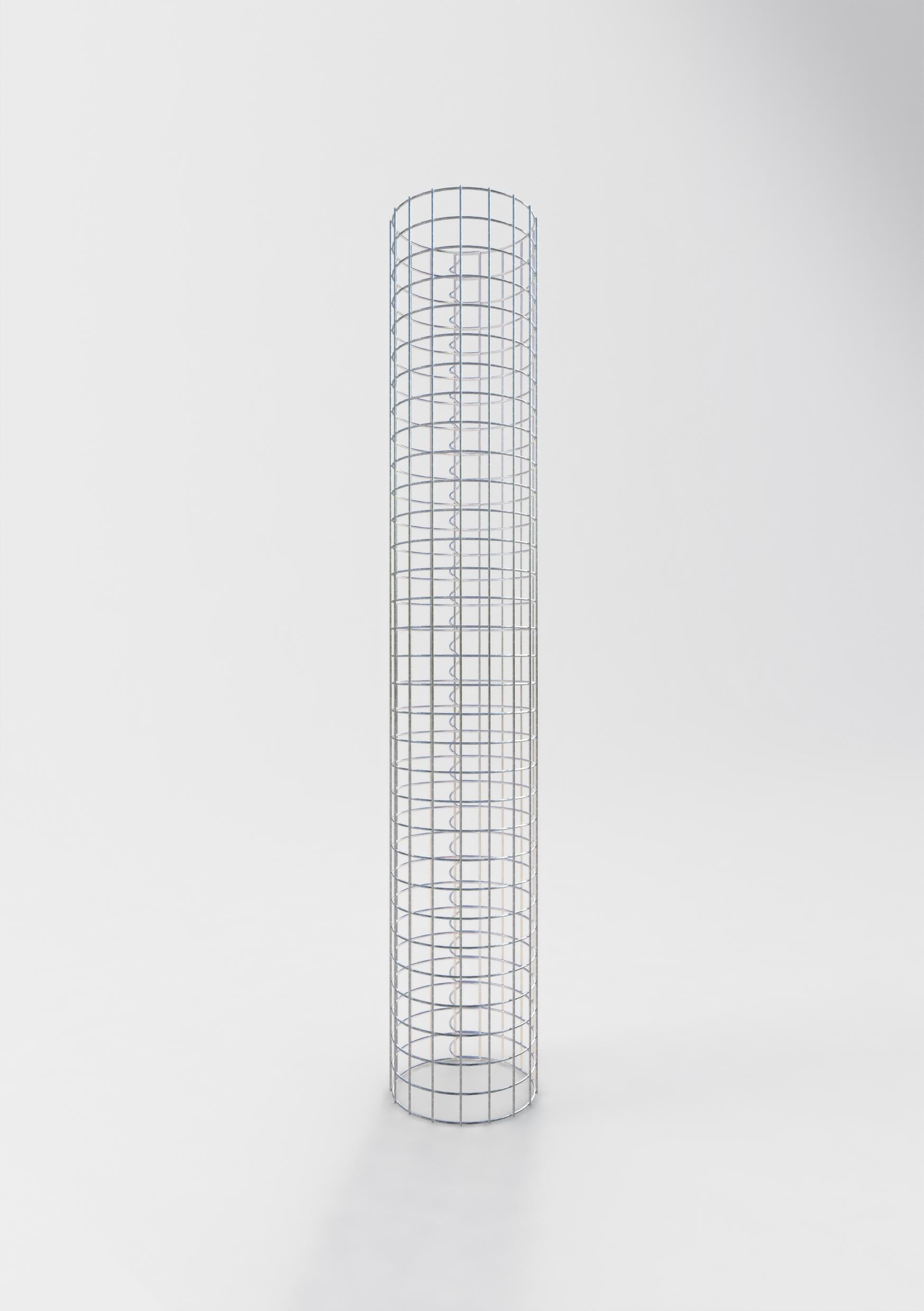 Gabionsøjle ca. 27 cm diameter, 160 cm højde, maskestørrelse 5 cm x 5 cm