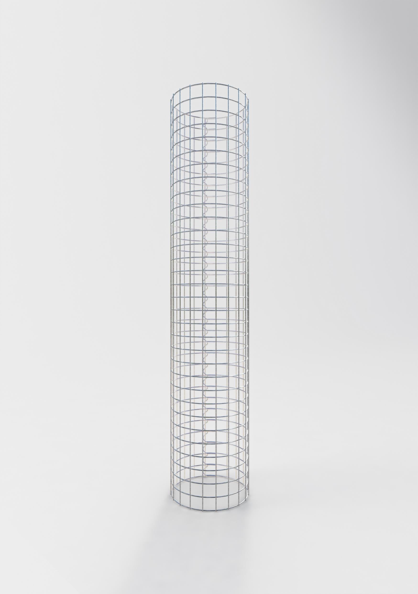 Gabionpelare rund 32 cm diameter, 160 cm höjd, maskstorlek 5 cm x 5 cm
