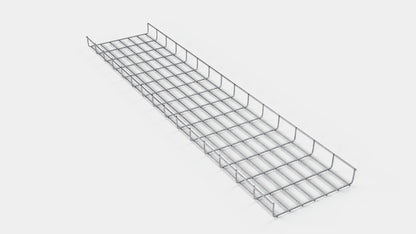 Chemin de câbles longueur 29 cm, profondeur 5 cm, mailles 5 x 10 cm