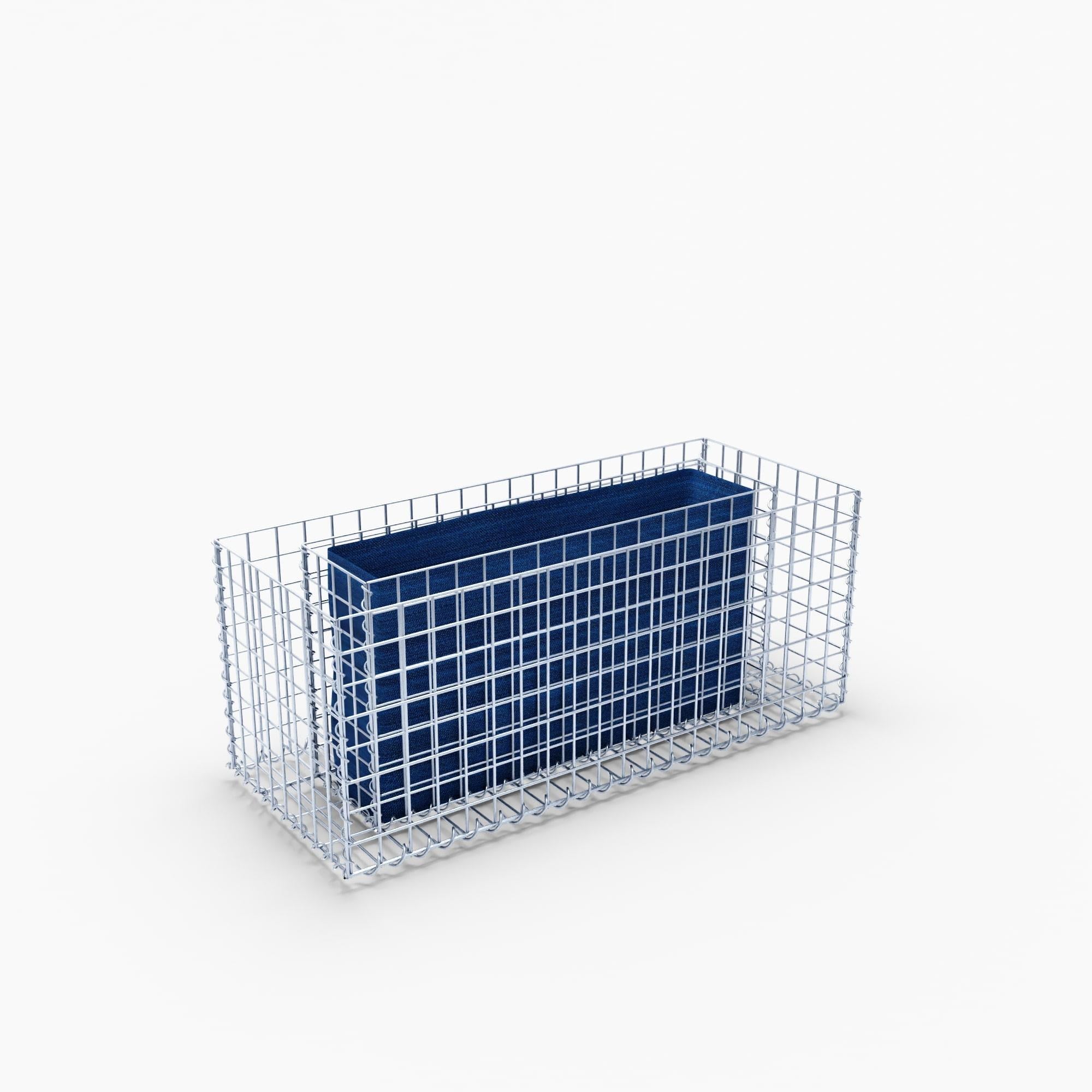 Raised bed square 100 cm x 40 cm x 40 cm (L x H x D), mesh size 5 x 5 cm, wall thickness 10 cm