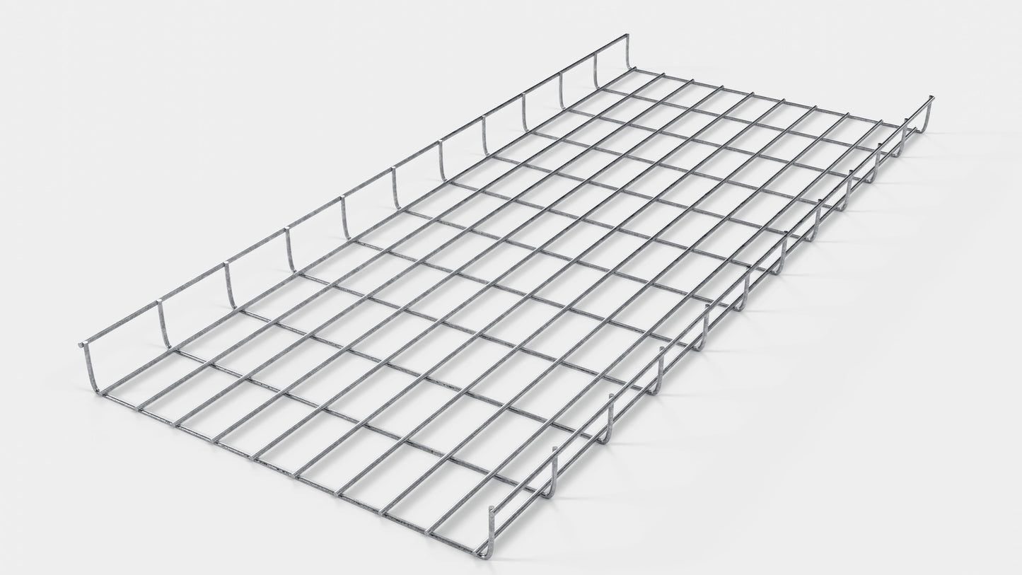 Altezza del traliccio 110 cm, profondità 5 cm, dimensione delle maglie 5 x 10 cm