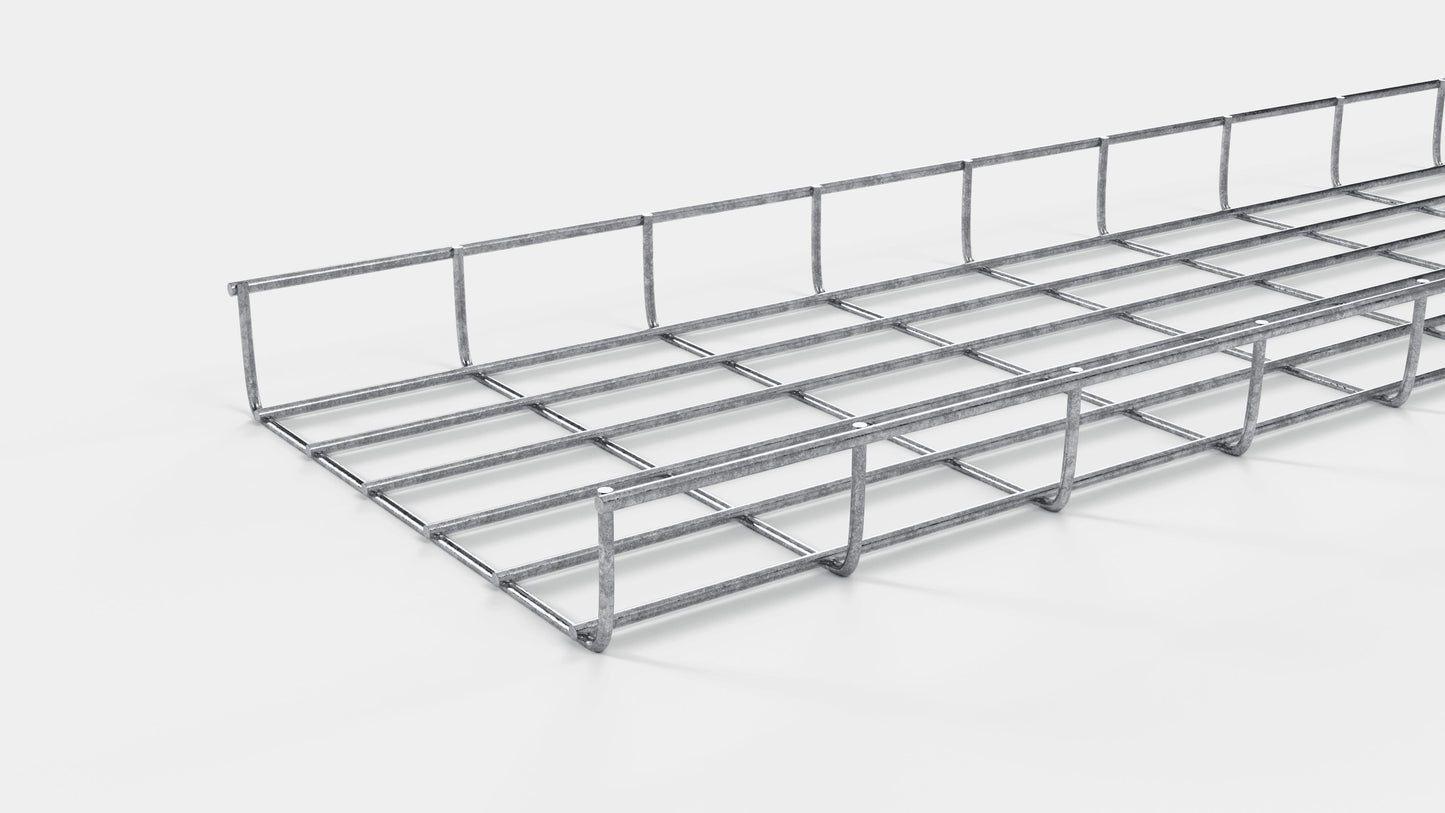 Altezza del traliccio 110 cm, profondità 5 cm, dimensione delle maglie 5 x 10 cm