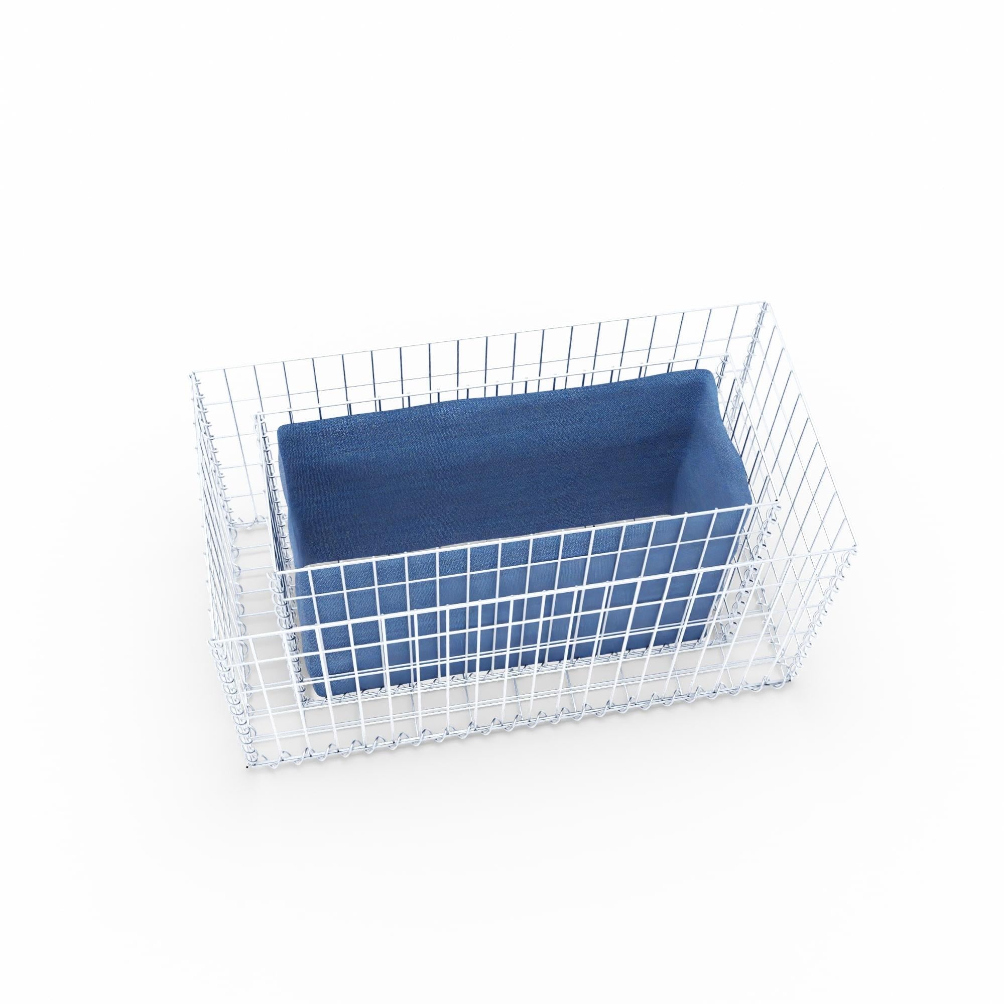 Raised bed square 100 cm x 50 cm x 50 cm (L x H x D), mesh size 5 x 10 cm, wall thickness 10 cm