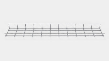 Altezza del traliccio 110 cm, profondità 5 cm, dimensione delle maglie 5 x 10 cm