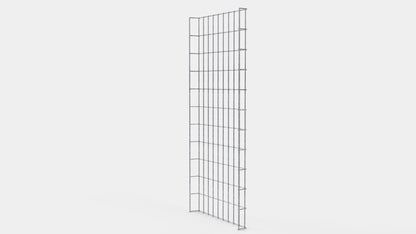 Altezza del traliccio 110 cm, profondità 5 cm, dimensione delle maglie 5 x 10 cm