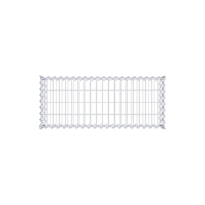 Gabbione 100 cm x 20 cm x 40 cm (L x H x P), maglia 5 cm x 10 cm, spirale