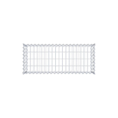 Gabbione 100 cm x 30 cm x 40 cm (L x H x P), maglia 5 cm x 10 cm, spirale