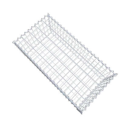 Gabion 100 cm x 40 cm x 50 cm (L x H x D), mesh size 5 cm x 10 cm, spiral