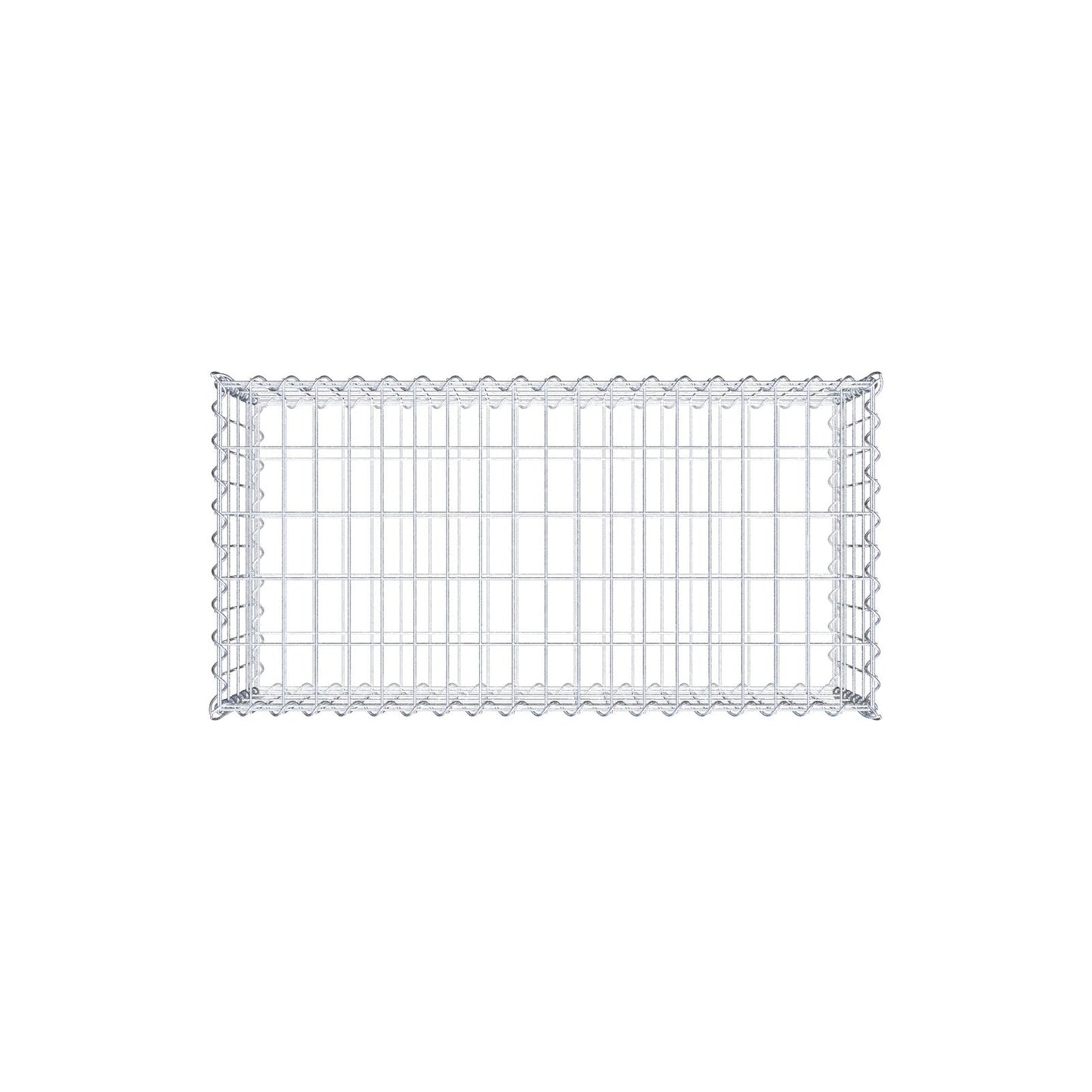 Gabion 100 cm x 40 cm x 50 cm (L x H x D), mesh size 5 cm x 10 cm, spiral