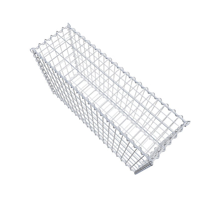 Gabion 100 cm x 60 cm x 30 cm (L x H x P), mailles 5 cm x 10 cm, spirale
