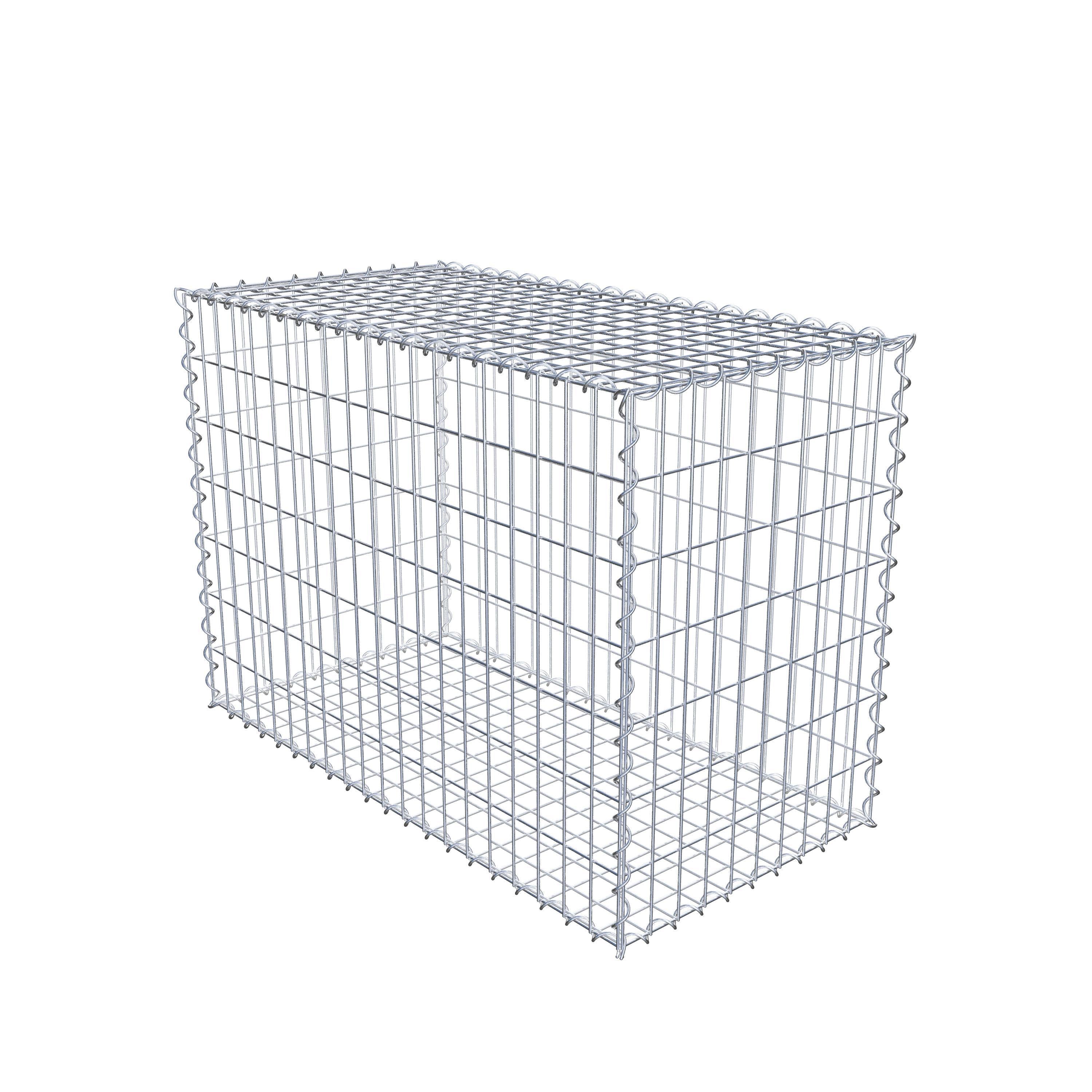 Gabion 100 cm x 70 cm x 50 cm (L x H x D), mesh size 5 cm x 10 cm, spiral