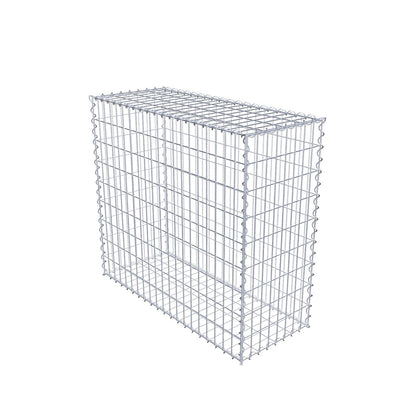 Gabião 100 cm x 90 cm x 40 cm (C x A x P), malhagem 5 cm x 10 cm, espiral