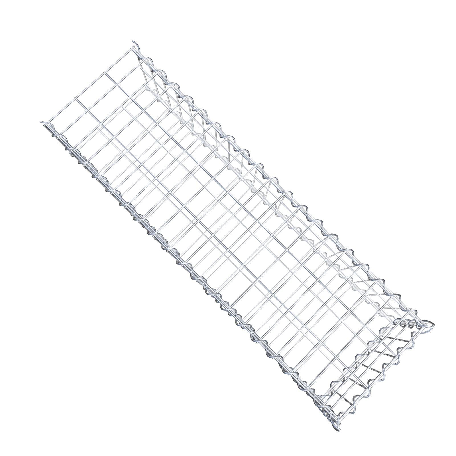 Anbaugabione Typ 2 100 cm x 20 cm x 30 cm (L x H x T), Maschenweite 5 cm x 10 cm, Spirale