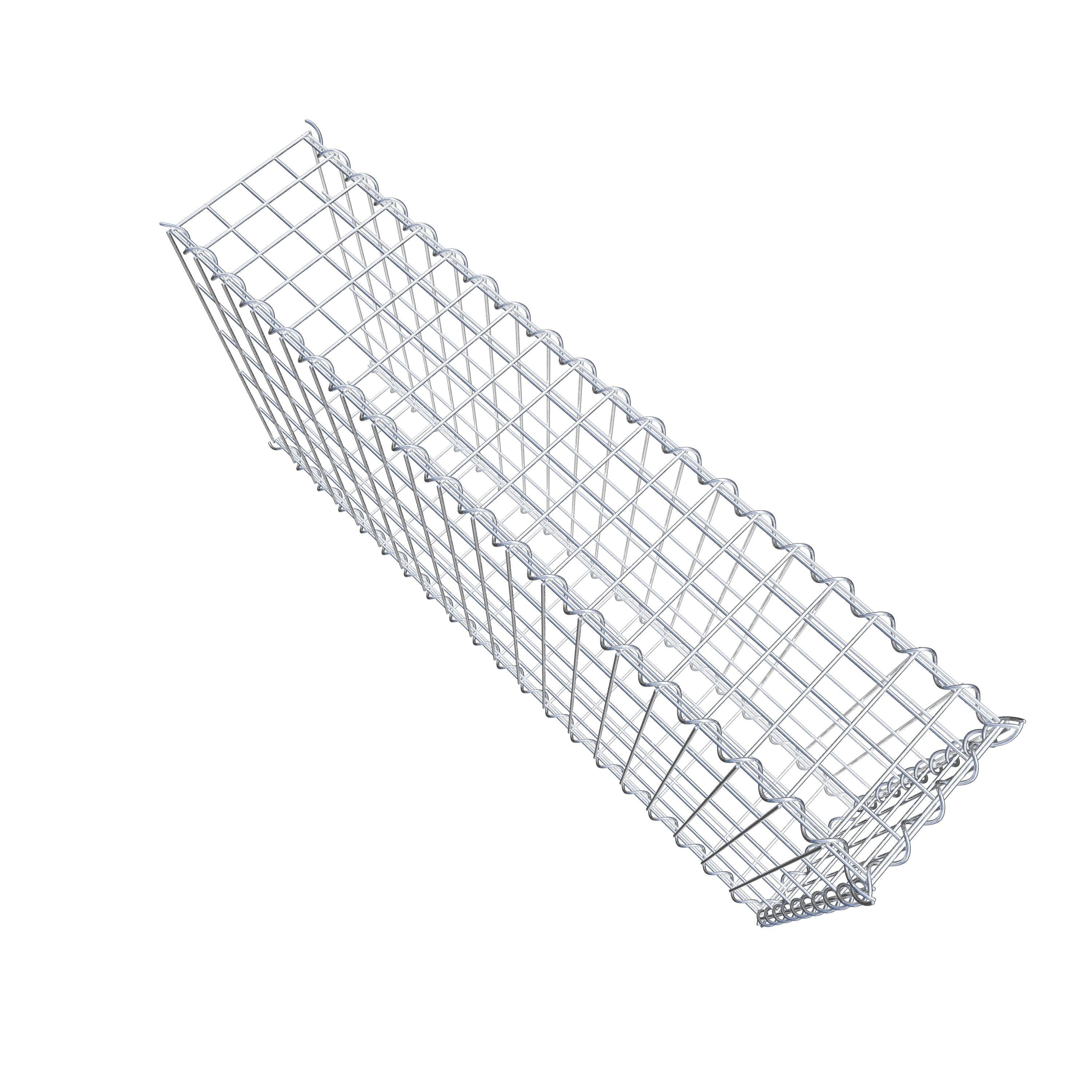 Grown-on gabion type 2 100 cm x 50 cm x 20 cm (L x H x D), mesh size 5 cm x 10 cm, spiral