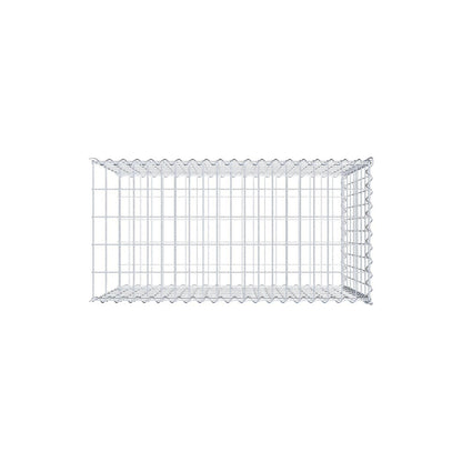 Gabião tipo 2 100 cm x 70 cm x 50 cm (C x A x P), malhagem 5 cm x 10 cm, espiral