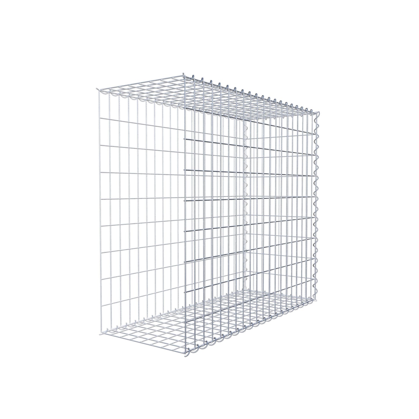 Anbaugabione Typ 2 100 cm x 90 cm x 40 cm (L x H x T), Maschenweite 5 cm x 10 cm, Spirale