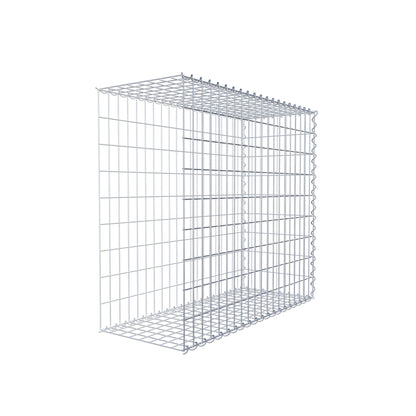 Anbaugabione Typ 2 100 cm x 90 cm x 40 cm (L x H x T), Maschenweite 5 cm x 10 cm, Spirale