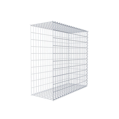 Gabião tipo 2 100 cm x 100 cm x 40 cm (C x A x P), malhagem 5 cm x 10 cm, espiral