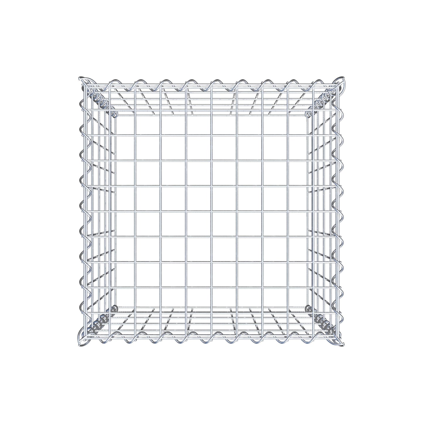 Gabbione aggiuntivo tipo 3 50 cm x 50 cm x 50 cm (L x H x P), dimensione maglia 5 cm x 10 cm, a spirale