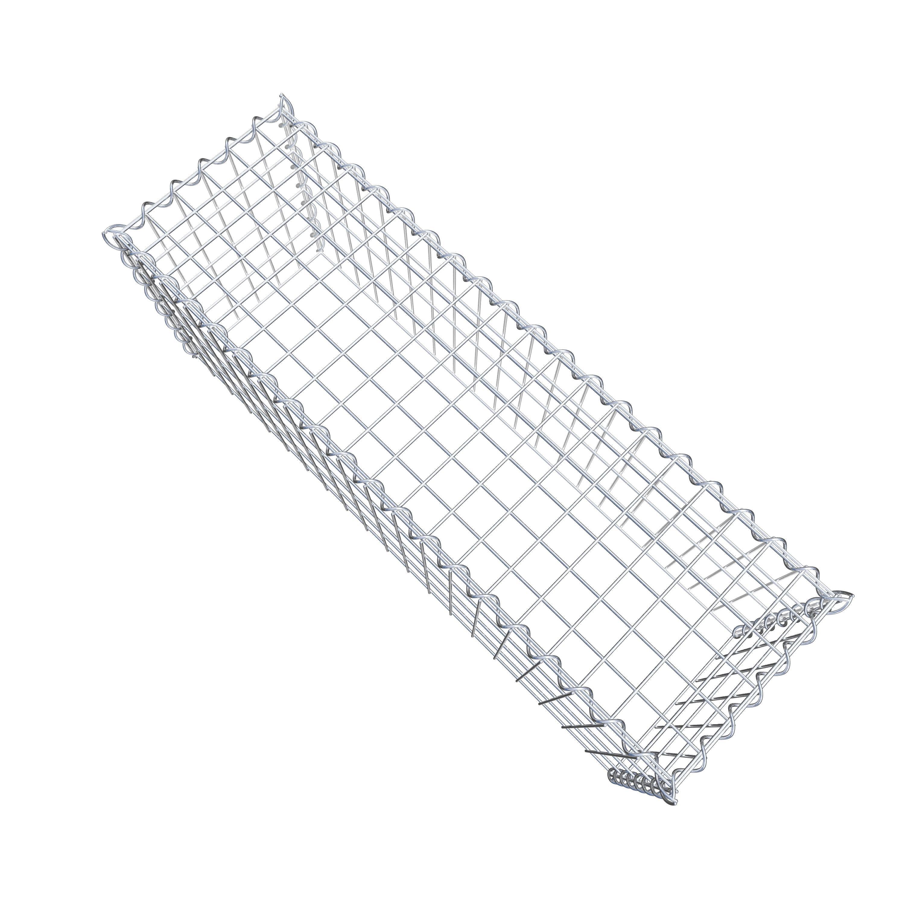 Grown-on gabion type 3 100 cm x 40 cm x 30 cm (L x H x D), mesh size 5 cm x 10 cm, spiral