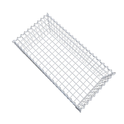 Gabion rapporté type 3 100 cm x 40 cm x 50 cm (L x H x P), mailles 5 cm x 10 cm, spirale