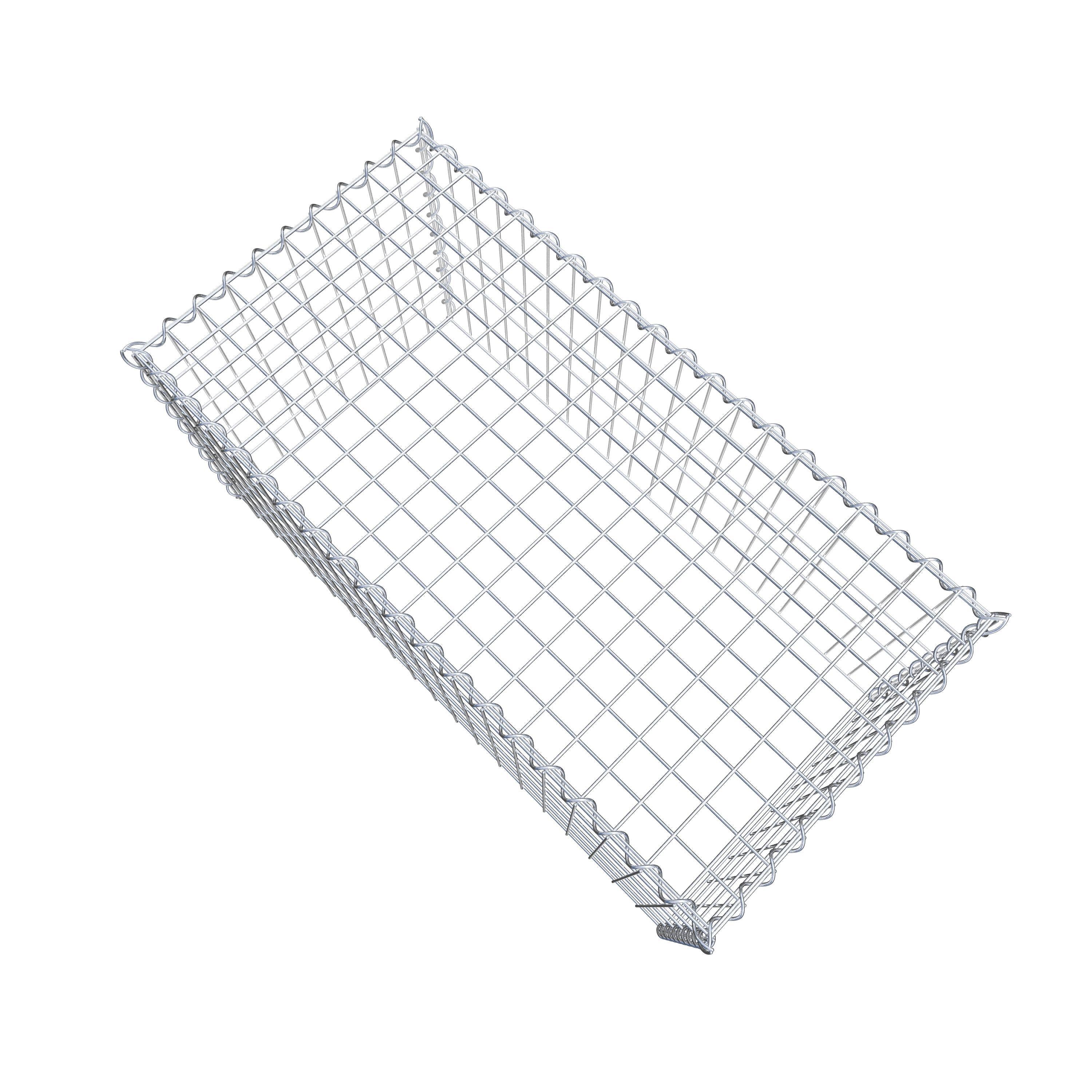 Grown-on gabion type 3 100 cm x 50 cm x 50 cm (L x H x D), mesh size 5 cm x 10 cm, spiral