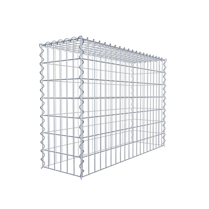 Gabion rapporté type 3 100 cm x 70 cm x 30 cm (L x H x P), mailles 5 cm x 10 cm, spirale