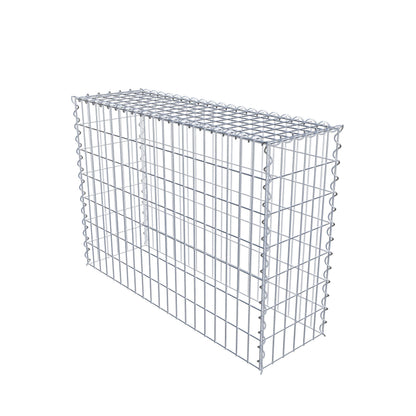 Gabion rapporté type 3 100 cm x 70 cm x 30 cm (L x H x P), mailles 5 cm x 10 cm, spirale