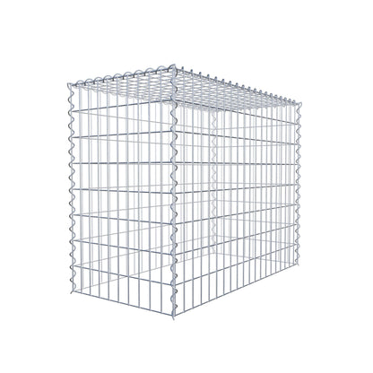 Gabião tipo 3 100 cm x 80 cm x 50 cm (C x A x P), malhagem 5 cm x 10 cm, espiral