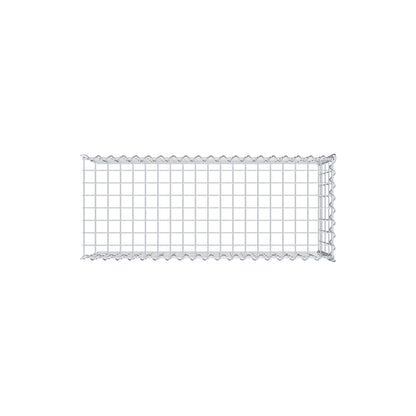 Grown-on gabion type 4 100 cm x 40 cm x 40 cm (L x H x D), mesh size 5 cm x 10 cm, spiral