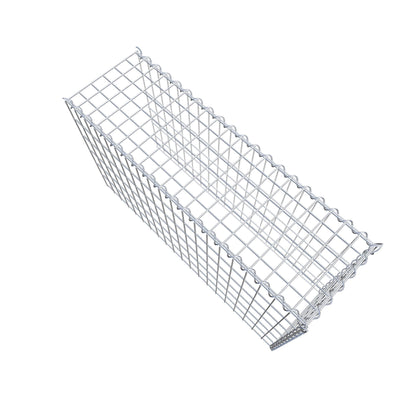Grown-on gabion type 4 100 cm x 60 cm x 30 cm (L x H x D), mesh size 5 cm x 10 cm, spiral