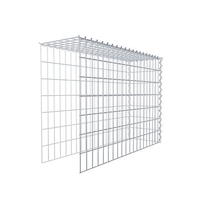 Påväxt gabion typ 4 100 cm x 70 cm x 30 cm (L x H x D), maskstorlek 5 cm x 10 cm, spiral