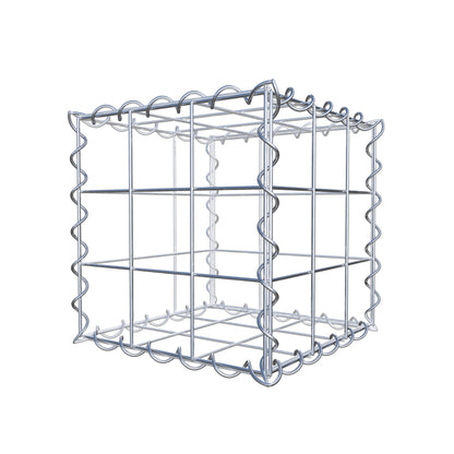 Gabion 30 cm x 30 cm x 30 cm (L x H x P), mailles 10 cm x 10 cm, spirale
