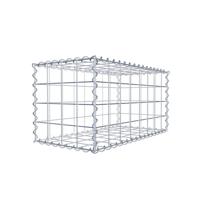 Gabion 80 cm x 40 cm x 40 cm (L x H x D), maskestørrelse 10 cm x 10 cm, spiral