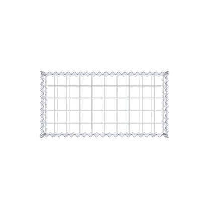 Gabione 100 cm x 20 cm x 50 cm (L x H x T), Maschenweite 10 cm x 10 cm, Spirale