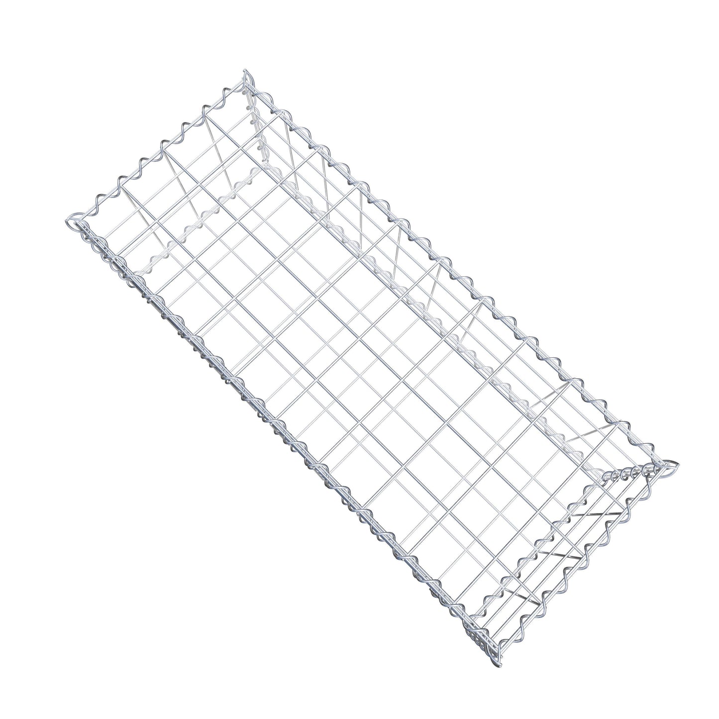 Gabion 100 cm x 30 cm x 40 cm (L x H x P), mailles 10 cm x 10 cm, spirale