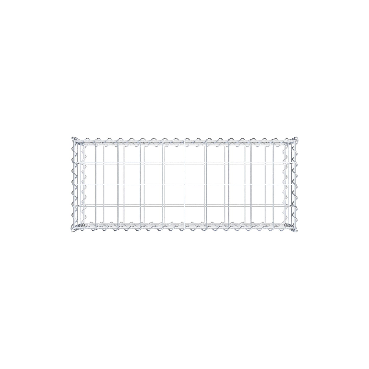 Gabion 100 cm x 30 cm x 40 cm (L x H x P), mailles 10 cm x 10 cm, spirale