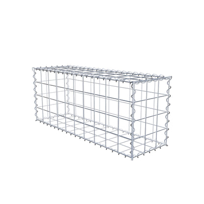 Gabion 100 cm x 40 cm x 30 cm (L x H x D), maskestørrelse 10 cm x 10 cm, spiral
