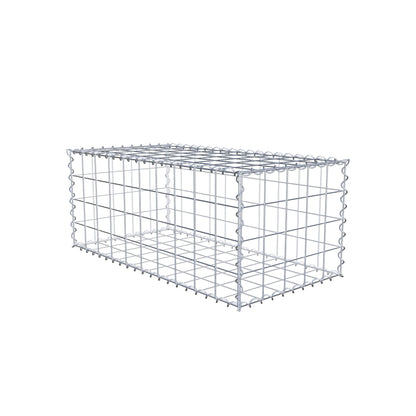 Gabion 100 cm x 40 cm x 50 cm (L x H x D), mesh size 10 cm x 10 cm, spiral