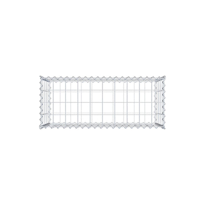 Gabione 100 cm x 50 cm x 40 cm (L x H x T), Maschenweite 10 cm x 10 cm, Spirale
