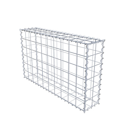 Gabion 100 cm x 60 cm x 20 cm (L x H x D), mesh size 10 cm x 10 cm, spiral