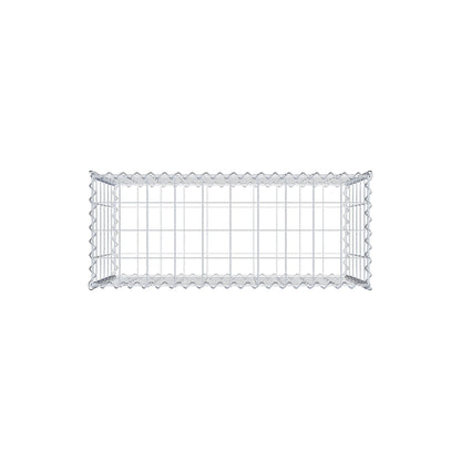 Gabião 100 cm x 60 cm x 40 cm (C x A x P), malhagem 10 cm x 10 cm, espiral
